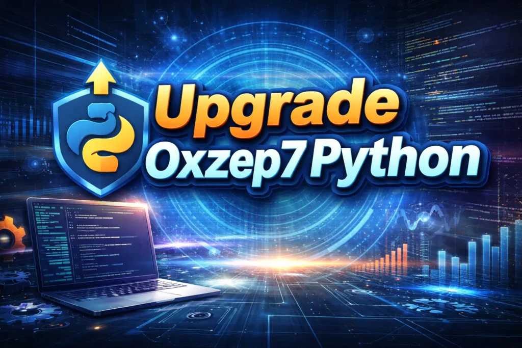 upgrade oxzep7 python