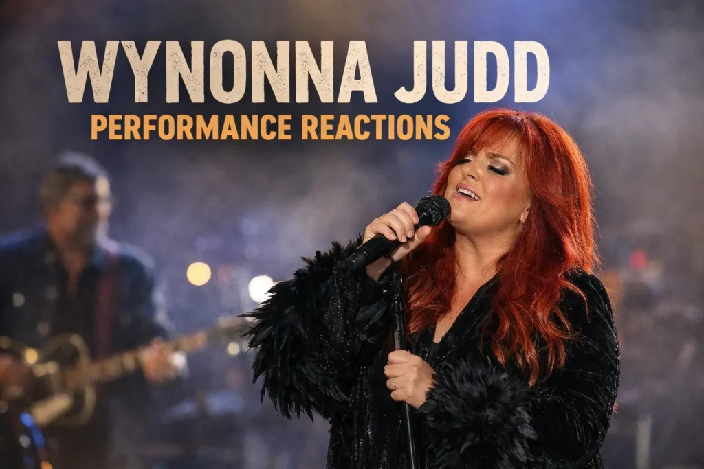 wynonna judd performance reactions