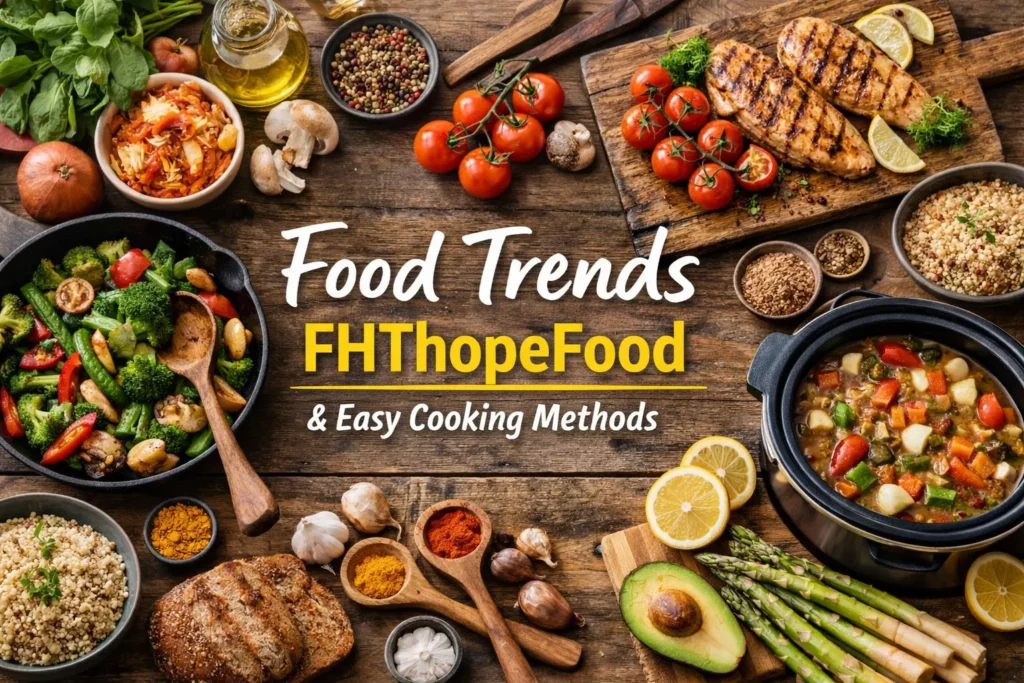 Top Food Trends FHThopeFood and Easy Cooking Methods for Every Home Cook food trends fhthopefood