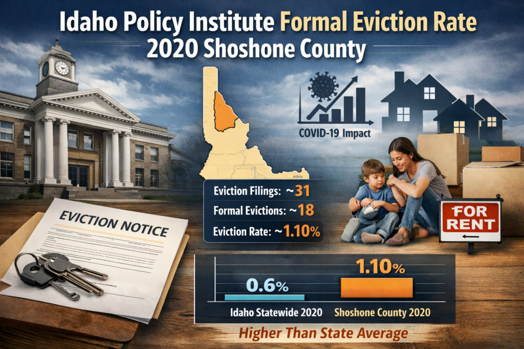 idaho policy institute formal eviction rate 2020 shoshone county